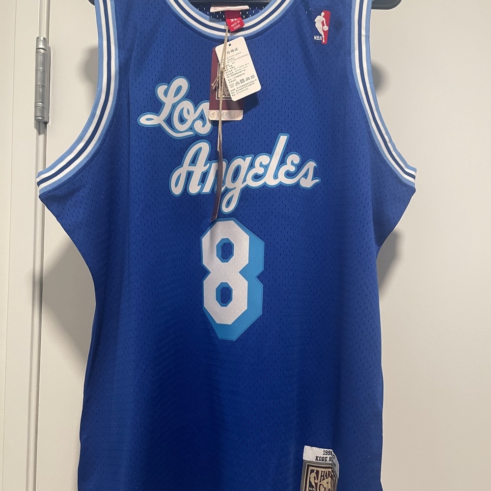 Lakers Jersey Size XL Mitchell & Ness Kobe Bryant NBA Basketball NWT Royal Blue